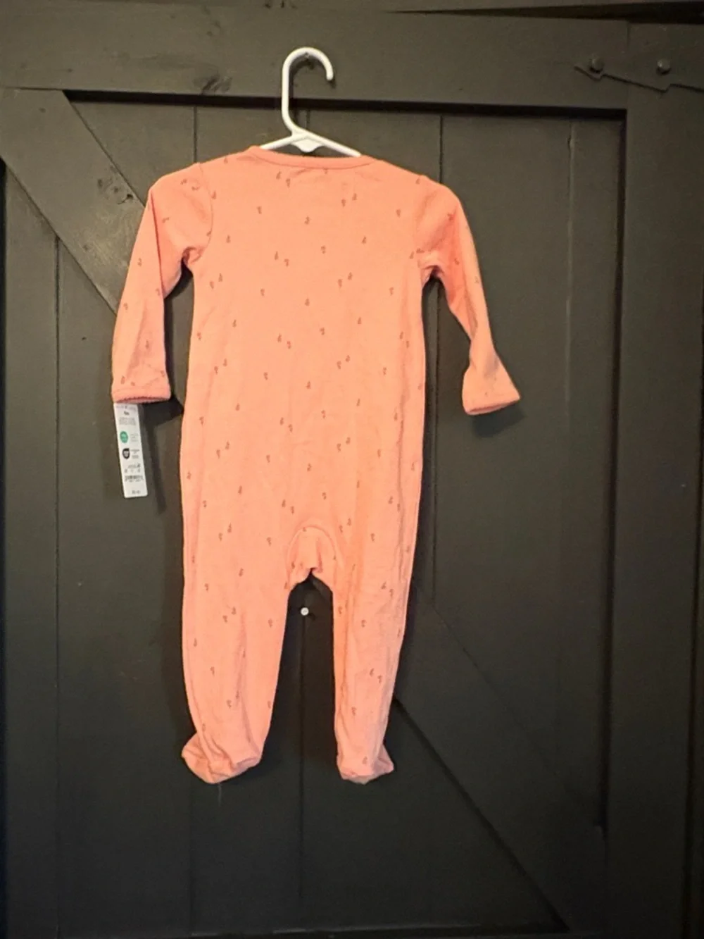 Carter's Pink 'Little Sister' Footed One-Piece